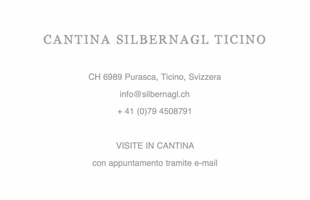 cantina silbernagl ticino Contatti